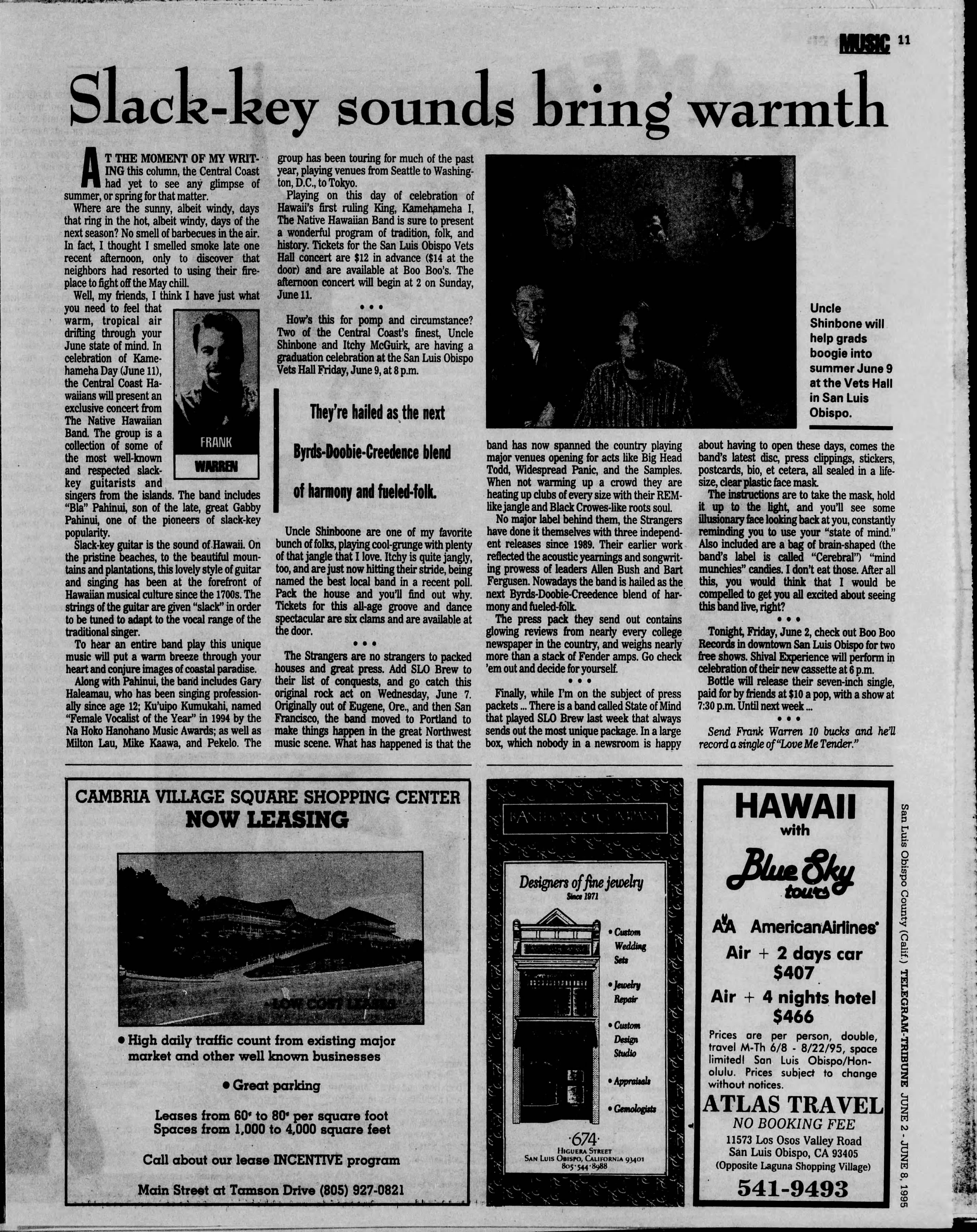 The Tribune clipping - Jun 2, 1995 p. 39 - Uncle Shinbone archive media