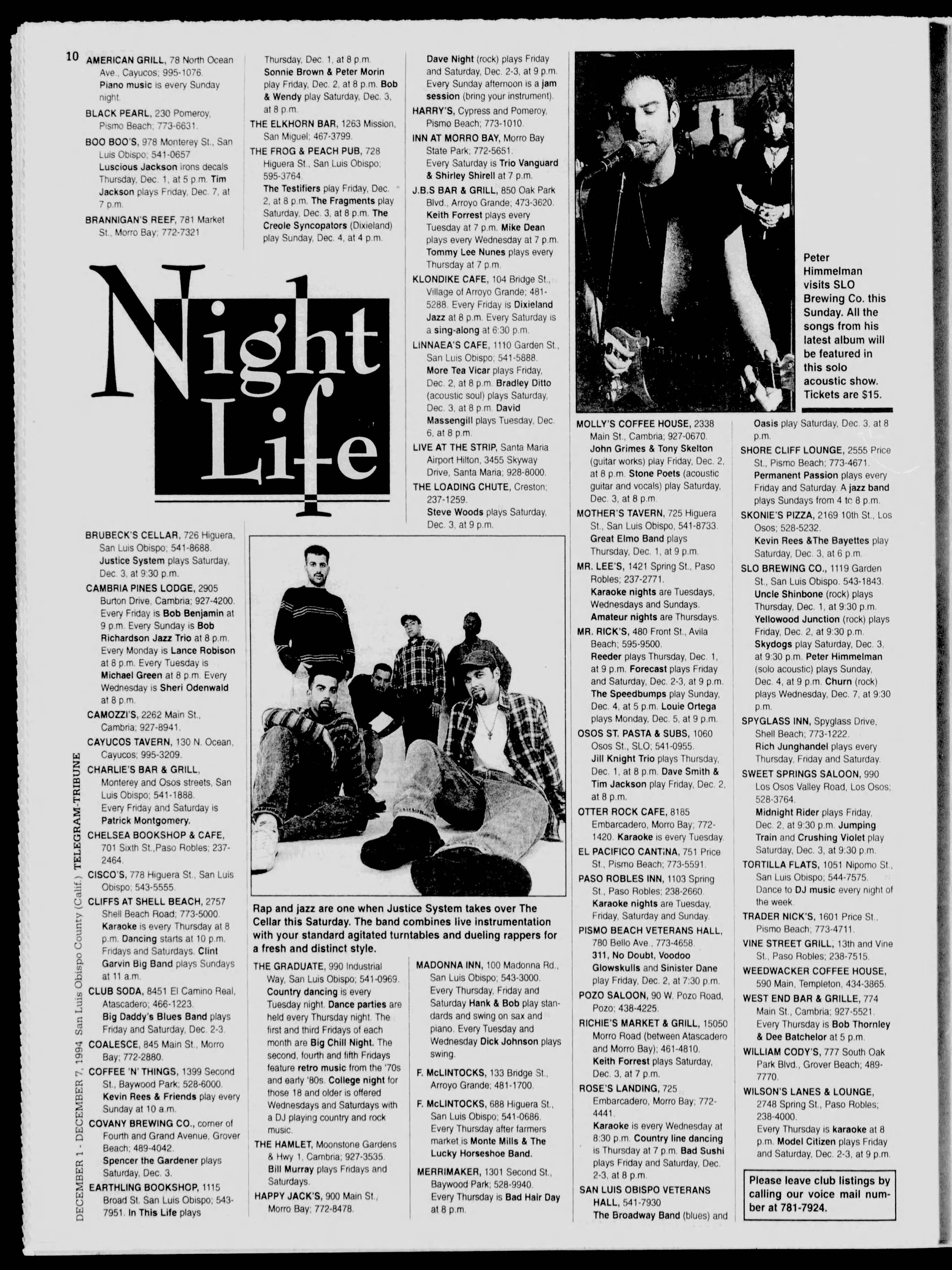 The Tribune clipping - Dec 1, 1994 p. 38 - Uncle Shinbone archive media